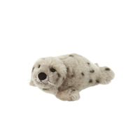 Pluche kleine grijze zeehond knuffel van 15 cm   -