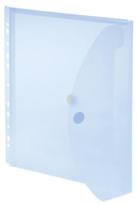 Foldersys geperforeerde showtas A4, blauw