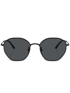 Giorgio Armani lunettes de soleil à monture géométrique - Noir