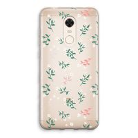 Small white flowers: Xiaomi Redmi 5 Transparant Hoesje