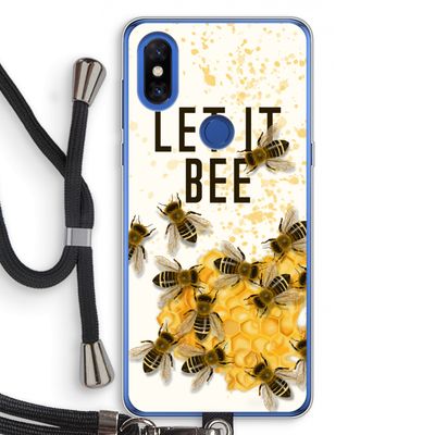 Let it bee: Xiaomi Mi Mix 3 Transparant Hoesje met koord