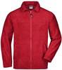 James & Nicholson JN044 Full-Zip Fleece - Red - M