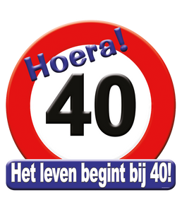 Huldeschild 40 jaar