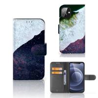 Apple iPhone 12 Mini | Book Case | Sea in Space