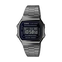 Horloge Heren Casio A168WEGG-1BEF Zwart Zilverkleurig (Ø 36 mm) (Ø 38 mm)
