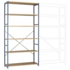 Manuflex RP1336.0001 Magazijnstelling basismodule (b x h x d) 1280 x 2500 x 800 mm Hout