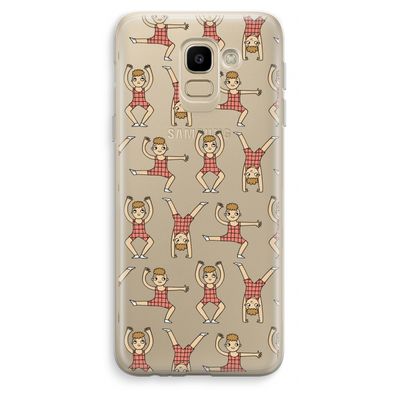 Gymboys: Samsung Galaxy J6 (2018) Transparant Hoesje