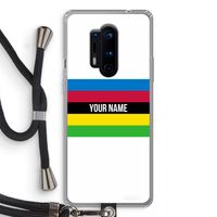WK Wielrennen: OnePlus 8 Pro Transparant Hoesje met koord