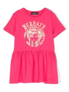 Versace Kids robe Medusa à manches courtes - Rose