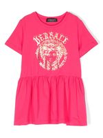 Versace Kids robe Medusa à manches courtes - Rose