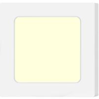 LED Downlight Pro Vierkant Opbouw 6W 3000K Warm Wit Kunststof