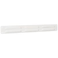 Nedco schoepenrooster alu. 370 x 40 mm RAL9010 wit