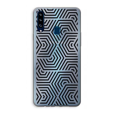 Magic pattern: Samsung Galaxy A20s Transparant Hoesje