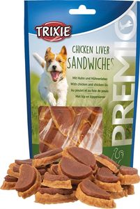 TRIXIE 31636 lekkernij voor honden & katten Hond Snack Kip, Lever 100 g