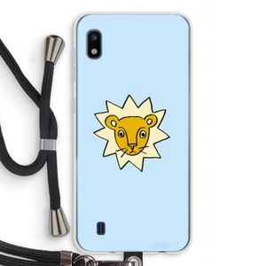 Kleine leeuw: Samsung Galaxy A10 Transparant Hoesje met koord