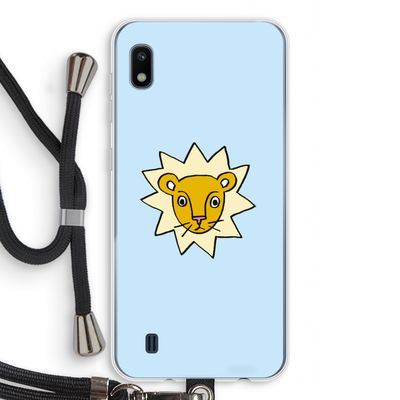 Kleine leeuw: Samsung Galaxy A10 Transparant Hoesje met koord