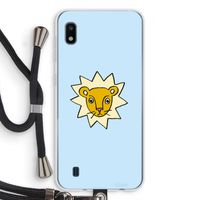 Kleine leeuw: Samsung Galaxy A10 Transparant Hoesje met koord