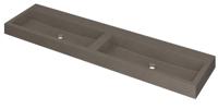 INK Wastafel Momento Quartz zonder kraangat 180 cm x 45 cm x 9 cm Quartz beton 3421470