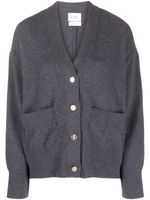 Barrie Iconic V-neck cashmere cardigan - Gris