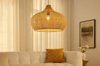 Handgemaakte hanglamp ORGANIC LIVING 60cm natuurlijke bamboe lampenkap - 46673
