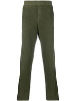 Golden Goose pantalon droit à fini côtelé - Vert