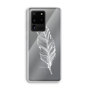Pluim: Samsung Galaxy S20 Ultra Transparant Hoesje