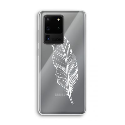 Pluim: Samsung Galaxy S20 Ultra Transparant Hoesje
