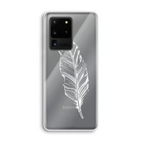 Pluim: Samsung Galaxy S20 Ultra Transparant Hoesje