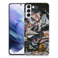 Samsung Galaxy S21 Plus | Siliconen hoesje | met foto Badges