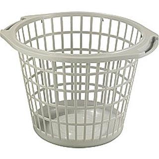 Wasmand basic 48cm rond grijs