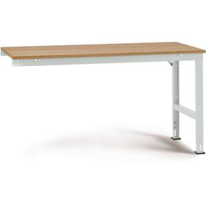 Manuflex AU6105.7035 Werk aanschuiftafel universele standaard met multiplex plaat, bxdxh = 1750 x 1200 x 760-870 mm Grijs-wit (RAL 7035)