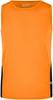 James & Nicholson JN305 Men´s Running Tank - Orange/Black - S