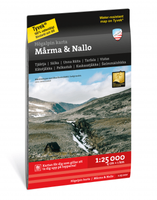 Wandelkaart Hoyfjellskart SE Mårma & Nallo | Zweden | Calazo Wandelkaart Hoyfjellskart SE Mårma & Nallo | Zweden | Calazo