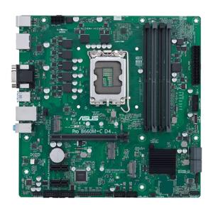 Asustek Computer PRO B660M-C D4-CSM Moederbord Socket Intel LGA 1700 Vormfactor Micro-ATX Moederbord chipset Intel® B660