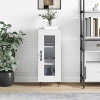 Dressoir 34,5x34x90 cm bewerkt hout wit - thumbnail