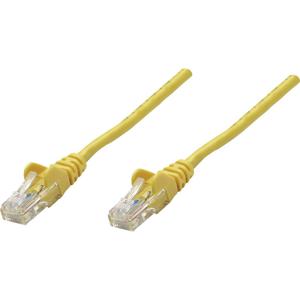 Intellinet 343787 RJ45 Netwerkkabel, patchkabel CAT 6 U/UTP 10.00 m Geel 1 stuk(s)