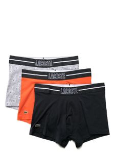 Lacoste lot de trois boxers à bande logo - Multicolore