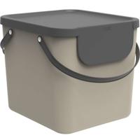 Rotho ALBULA Afvalscheider 38.8x35.5x33.9 cm 40L Cappuccino
