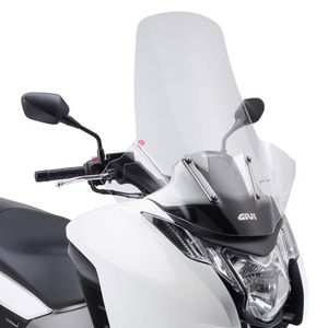 GIVI Windscherm, moto en scooter, D1109ST Verhoogd transparant