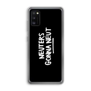 Neuters (zwart): Samsung Galaxy A41 Transparant Hoesje