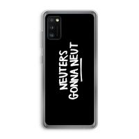Neuters (zwart): Samsung Galaxy A41 Transparant Hoesje