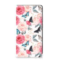 Samsung Galaxy A52 Smart Cover Butterfly Roses