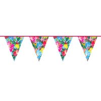 Folat BV Vlaggenlijn tropical bloemen, 10mtr.