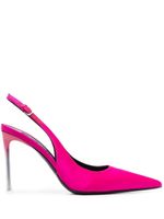 Sergio Rossi slingback leather pumps - Rose - thumbnail