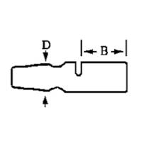 Molex 19033-0005 Platte stekker (male) 1 stuk(s) Bag
