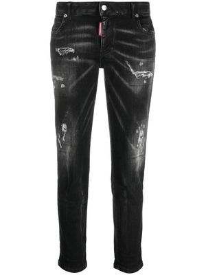 DSQUARED2 jean skinny Cool Girl à taille basse - Noir
