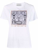 10 CORSO COMO t-shirt à imprimé Faces - Blanc