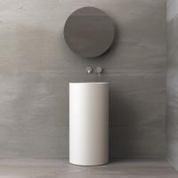 Waskom Ideavit Solidroll 45x45x90 cm Solid Surface Op Voetstuk Mat Wit Ideavit