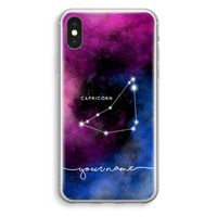 Sterrenbeeld - Donker: iPhone XS Transparant Hoesje