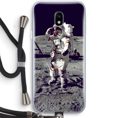 Spaceman: Samsung Galaxy J3 (2017) Transparant Hoesje met koord